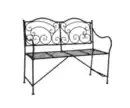 Bild 1 von Nostalgie-Metallgartenbank 106x43x92cm