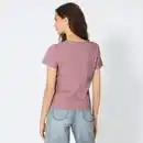 Bild 4 von Damen-T-Shirt mit Rundhalsausschnitt
