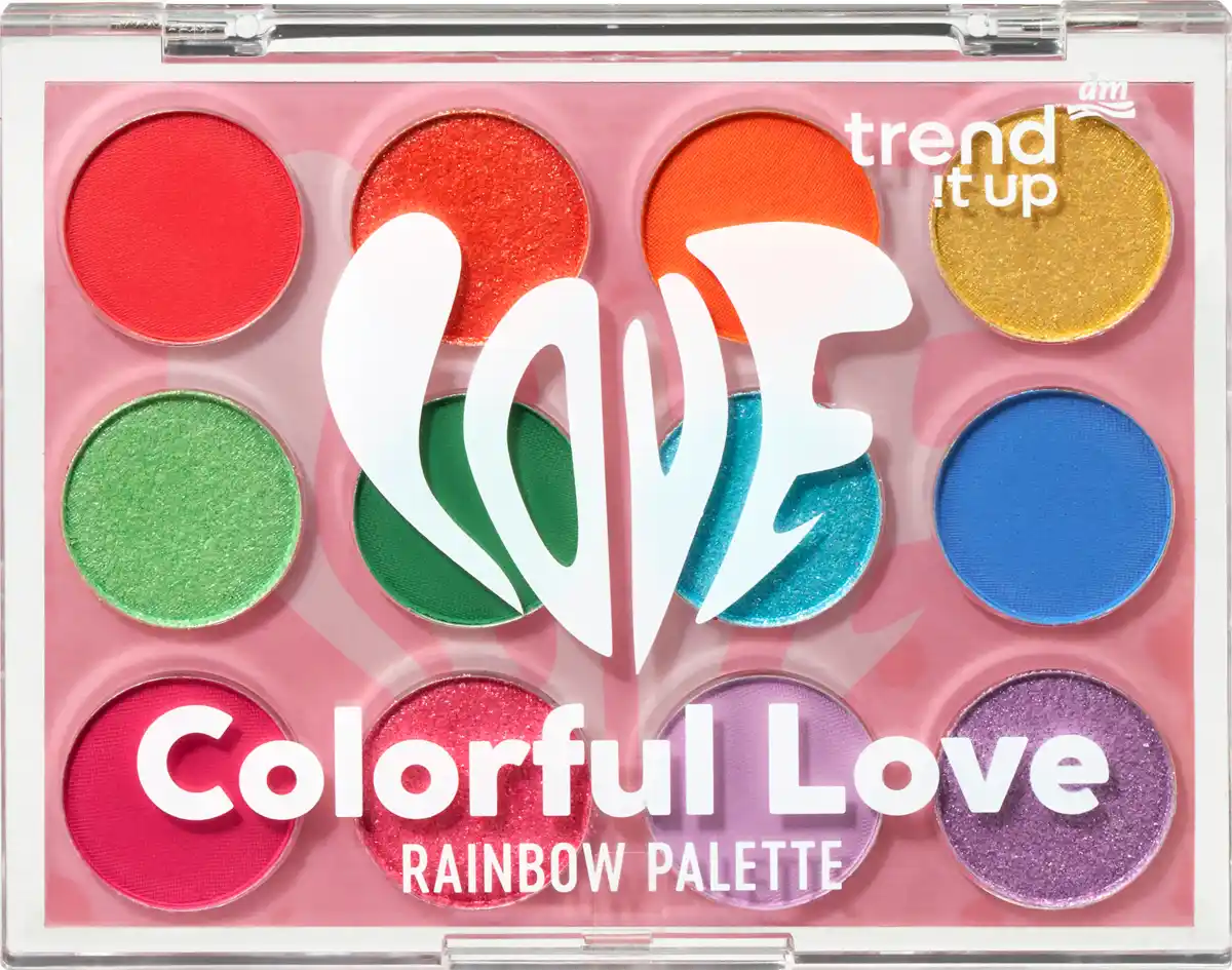 Bild 1 von trend !t up Lidschatten Palette Colorful Love Rainbow