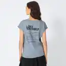 Bild 4 von Damen-T-Shirt mit Druck auf Vorder- und Rückseite