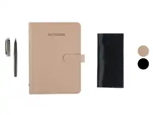 crelando® Wiederverwendbares Notizbuch, inkl. Stift und Mikrofasertuch