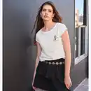 Bild 1 von Damen-T-Shirt mit Vorder- und Rückenaufdruck
