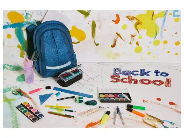 Bild 3 von crelando® Deckfarbkasten, mit Deckweiß und Naturholzpinsel