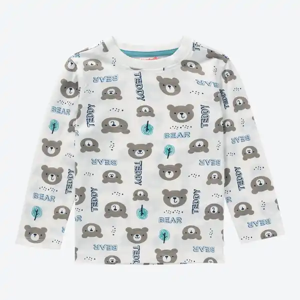 Bild 1 von Baby-Jungen-Shirt mit Bären-Aufdruck