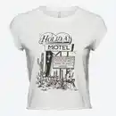 Bild 3 von Damen-T-Shirt mit Frontprint