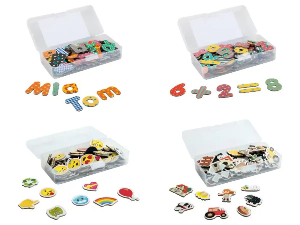Bild 1 von Playtive Kinder Magnet-Set, zum Lernen und Spielen