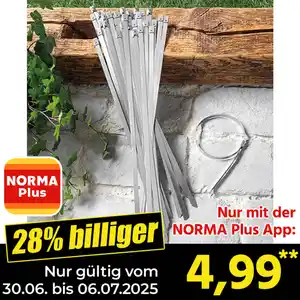 Kraft Werkzeuge Rostfreies Edelstahl-Kabelbinder-Set