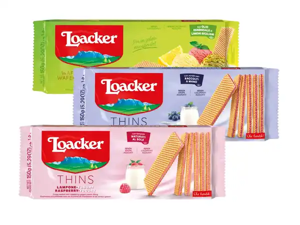 Bild 1 von Loacker Thins/Wafer,  150 g
