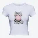 Bild 3 von Damen-T-Shirt im Cropped-Design