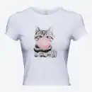 Bild 2 von Damen-T-Shirt im Cropped-Design