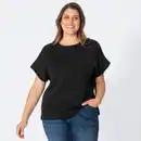 Bild 1 von Damen-Sweat-T-Shirt mit Rundhalsausschnitt, große Größen