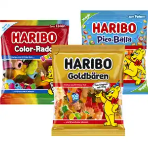 Haribo Fruchtgummi oder Lakritz