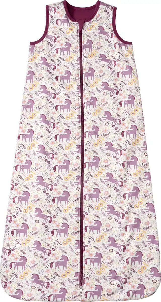 Bild 1 von ALANA Schlafsack 2 TOG mit Einhorn-Muster, weiß & lila, 90 cm