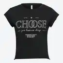 Bild 3 von Damen-T-Shirt mit Frontprint