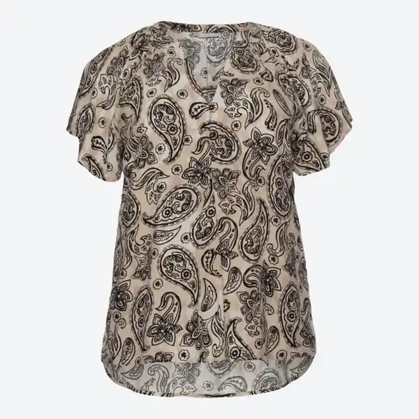 Bild 2 von Damen-Bluse mit Paisley-Muster, große Größen