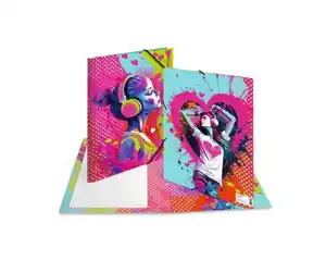 Sammelmappe Music Girl A4 Karton