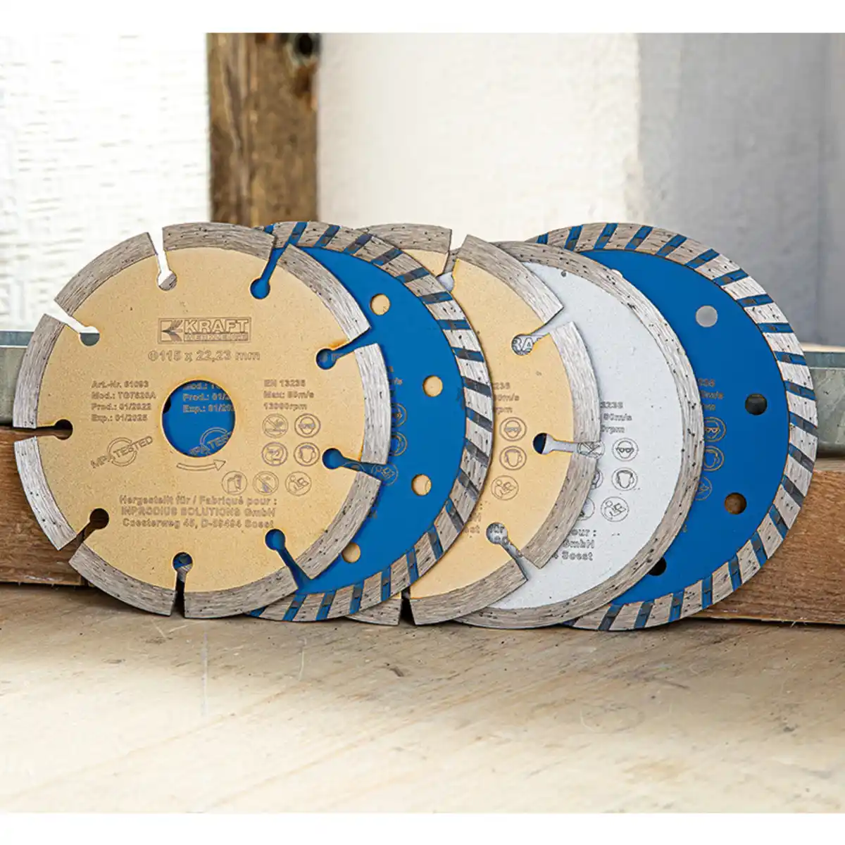 Bild 1 von Kraft Werkzeuge Diamant-Trennscheiben 5-tlg.