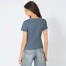 Bild 4 von Damen-T-Shirt mit Rundhalsausschnitt