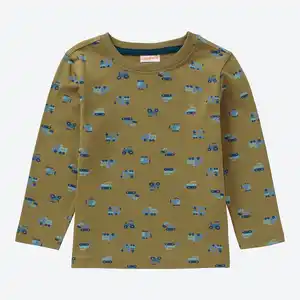 Baby-Jungen-Shirt mit Fahrzeuge-Aufdruck