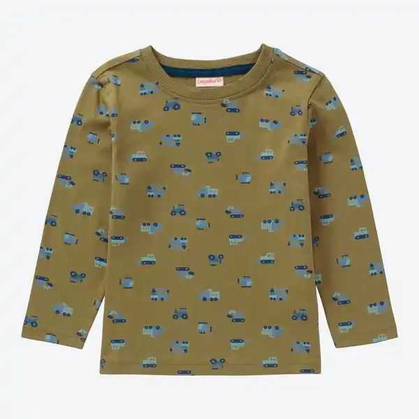 Bild 1 von Baby-Jungen-Shirt mit Fahrzeuge-Aufdruck