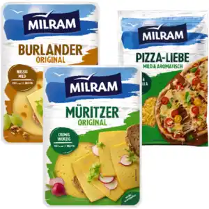 Milram Käsescheiben oder Reibekäse