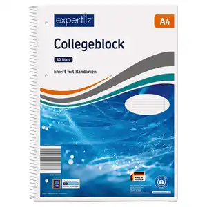 EXPERTIZ Collegeblock A4 liniert