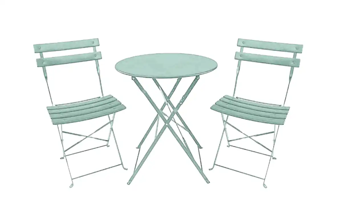 Bild 1 von Gartenset 2 Stühle + 1 Tisch mint