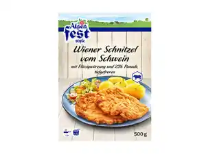 Alpenfest Wiener Schnitzel vom Schwein