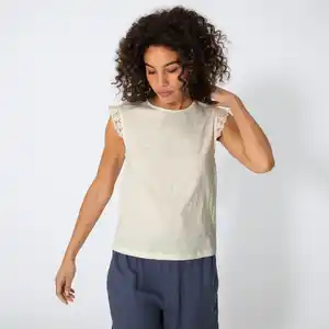 Damen-T-Shirt mit Flügelärmeln