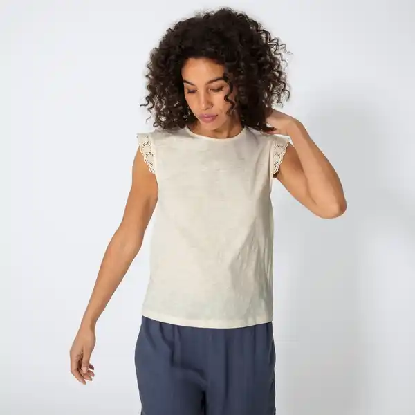 Bild 1 von Damen-T-Shirt mit Flügelärmeln