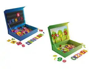 Playtive Lern-Magnetpuzzle, 126-/131-teilig