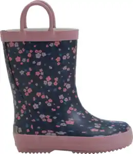Kilmanock Gummistiefel mit Blumen-Muster, rosa, Gr. 28/29
