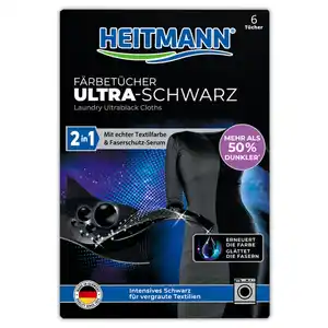 Heitmann Färbetücher Ultra-Schwarz