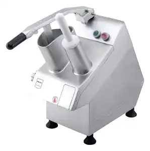 METRO Professional Gemüseschneider GVC1002, Aluminium/Edelstahl, 25.76 x 64.26 x 55.34 cm, 550W, 230V, 290 U/min, inkl. 5 Edelstahlklingen, silber