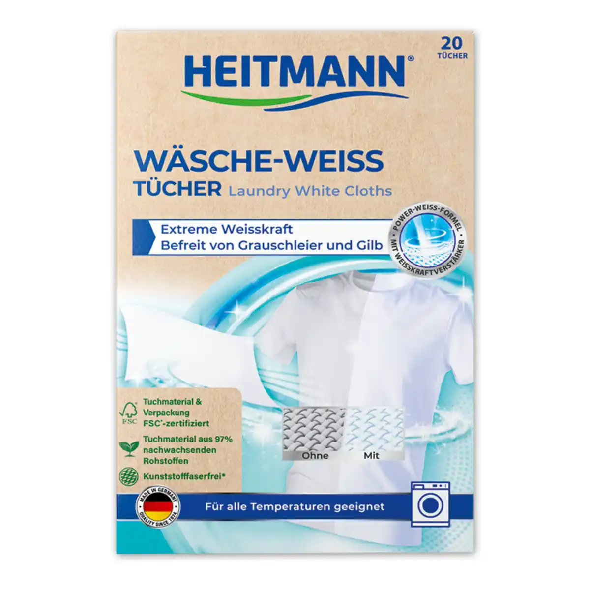 Bild 1 von Heitmann Wäsche-Weiß Tücher