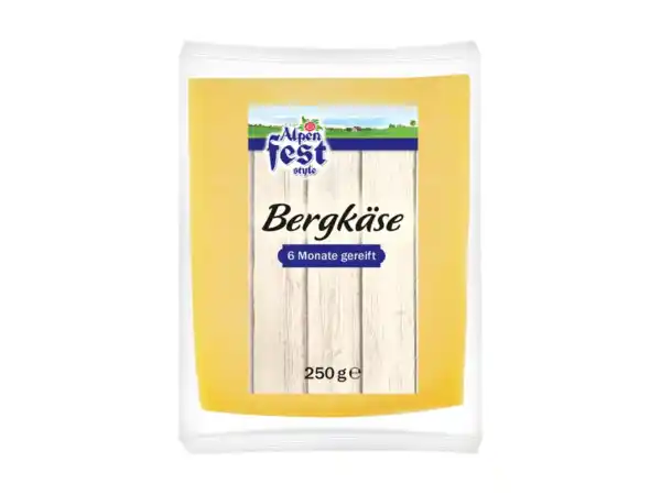 Bild 1 von Alpenfest Bergkäse,  250 g
