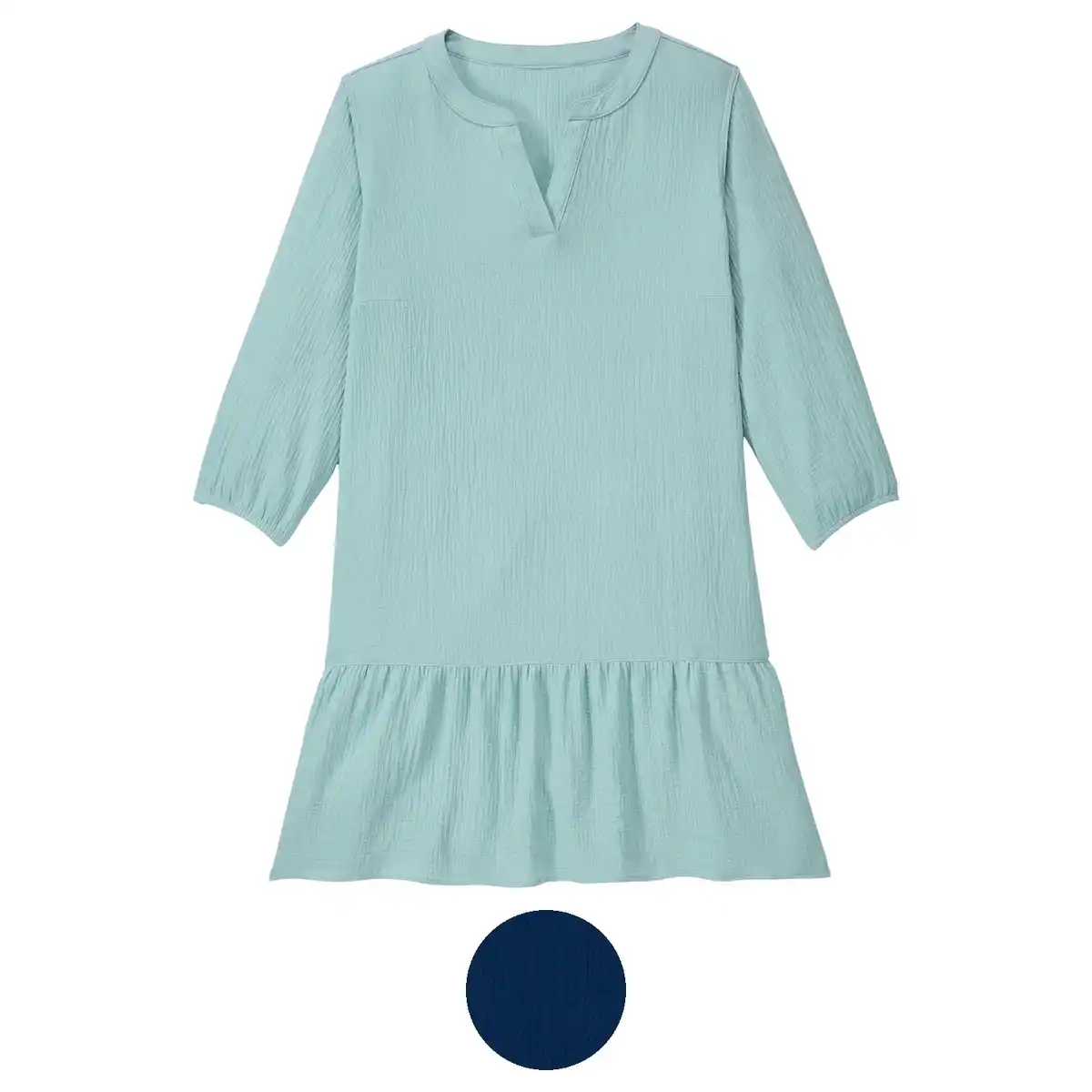 Bild 1 von UP2FASHION PLUS SIZE Damen-Musselinkleid