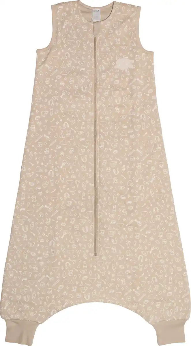 Bild 1 von Anouk natubini Anouk Schlafsack mit Beinen 2 TOG mit Anouk-Muster & Affi-Applikation, beige, 110 cm