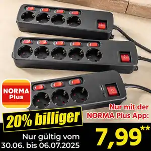 Powertec Electric Einzeln schaltbare Steckdosen