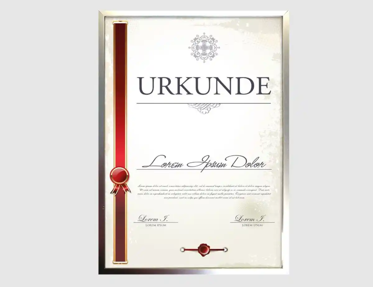 Bild 1 von Dokumenten-Rahmen silber