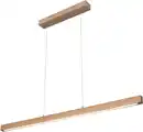 Bild 1 von SPOT Light Pendelleuchte SMAL, Dimmfunktion, LED fest integriert, Warmweiß, Hängeleuchte, Eichenholz, mit integriertem 24V-LED-Modul, Touch Dimmer