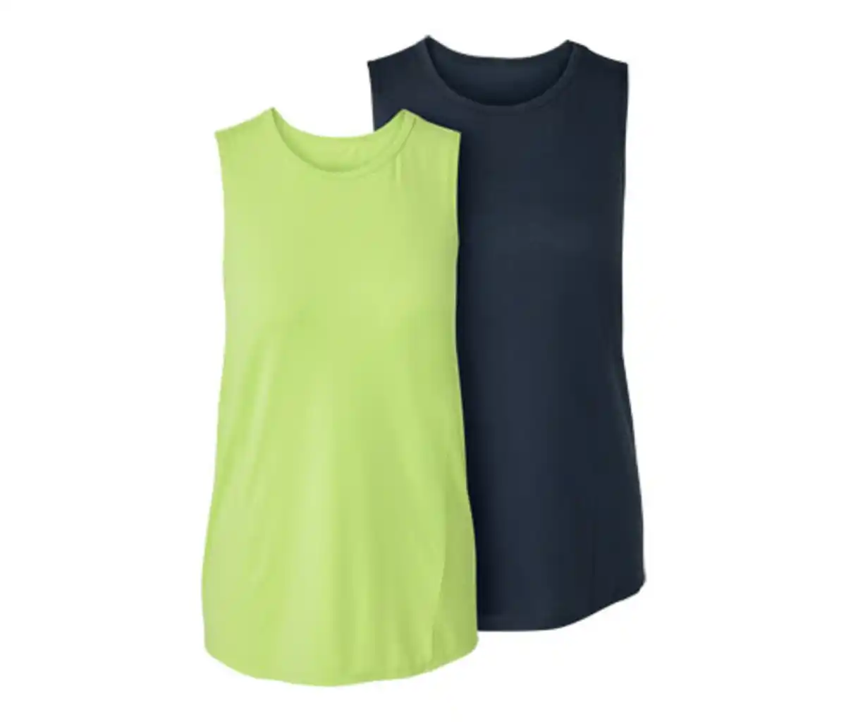 Bild 1 von 2 Sport-Tops, dunkelblau und lime