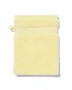 Waschhandschuh 16 x 21 cm schwere Qualität, Gelb