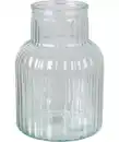 Bild 1 von Glasvase mit Riffeln, transparent