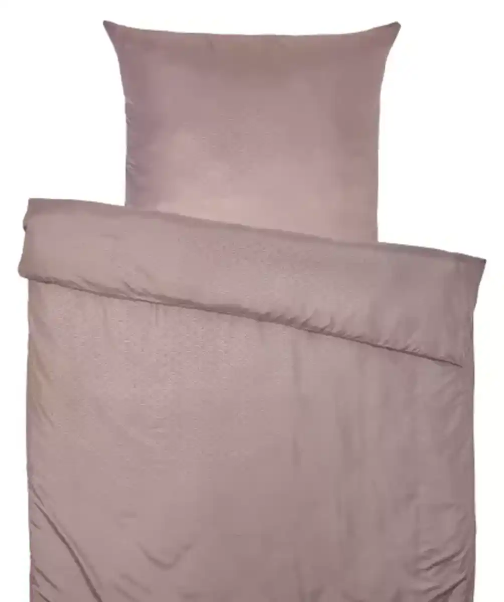 Bild 1 von Mikrofaser-Bettwäsche mit geprägtem Muster, taupe