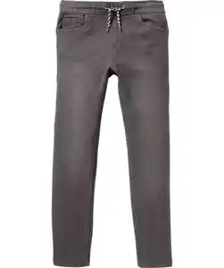 Jeans mit hellgrauer Waschung, Denim light grey