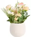 Bild 1 von Kunstblume im Topf, weiß/rosa