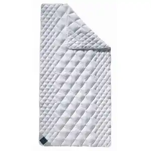 Billerbeck Komfortauflage Cottonell, Weiß, Naturmaterialien, 140x200 cm, Ober- und Unterseite versteppt, für Hausstauballergiker geeignet, Fixierbänder an den Ecken, mit Gummiband, antibakteriell,