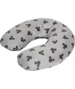 Mickey Mouse Lizenz Nackenkissen, dunkelgrau bedruckt