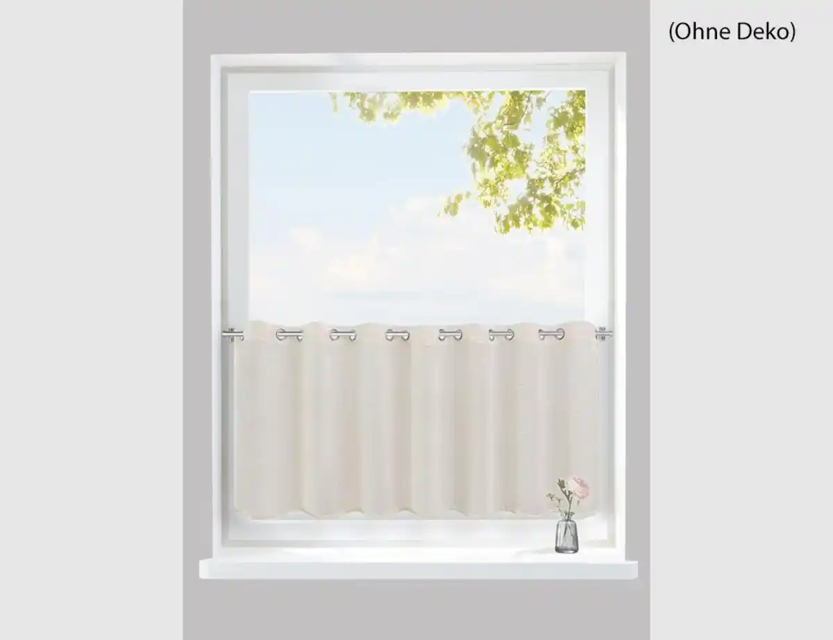 Bild 1 von Scheibengardine Bilbao Natur